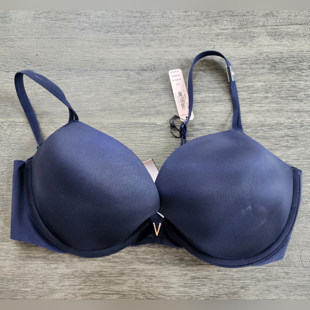 Victoria's Secret Illusion Bra - 36D - Navy